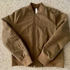 Lululemon Cotton Nonstop Bomber Jacket, size 8